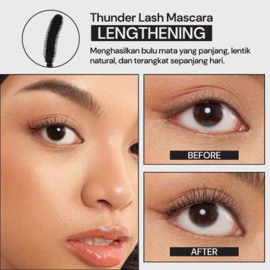 ROSE ALL DAY All New Thunder Lash Mascara Original - Maskara Lengthening