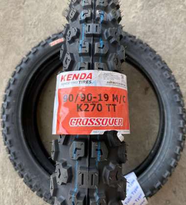 ( TUBETYPE ) KENDA K270 90 90 19 Ban luar ring 19 Motor Dual Sport semi trail ORIGINAL