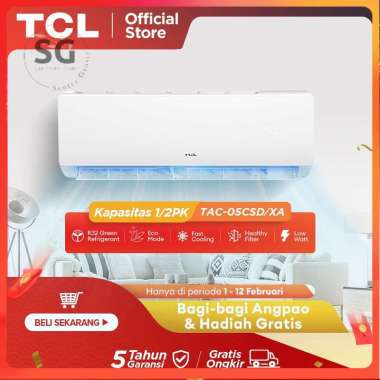 TCL AC STANDARD LOW WATT 1/2 PK -TAC-05CSD [INDOOR + OUTDOOR ONLY] STANDART