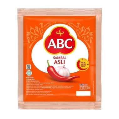 ABC Sambal Asli Sachet [18 gr x 10pcs | 1 Pak]