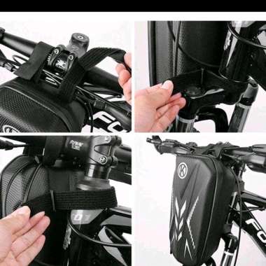 Tas koper sepeda MTB seli Tas Depan Sepeda MTB Front Bag Bicycle Hard Shell Tas Koper Depan Tas Stan