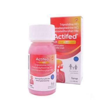 Actifed Plus Cough Supressant Sirup 60 mL