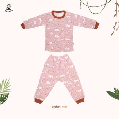 Beeloft Piyama Welcome To The Jungle Baju Tidur Anak L Safari Fun