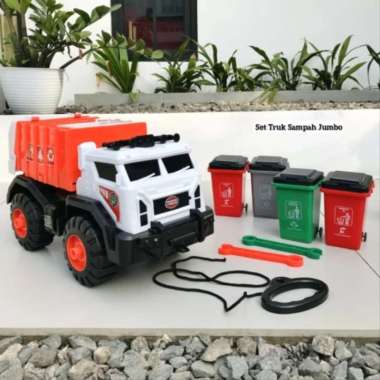 Mainan Set Truk Sampah & Tong Sampah