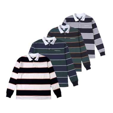 RUGBY SHIRT | VERRA | AFTERSUNDAYS GREEN BLACK L