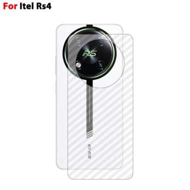 Promo Garskin ITEL RS4 Clear Back Cover Anti Jamur Itel RS4
