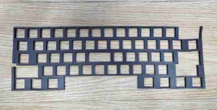 PORON Foam Dampening For PCB / Plate Mechanical Keyboard layout 61 keys