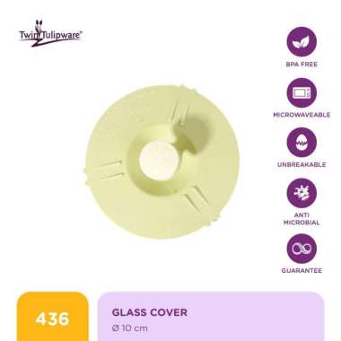 Tutup Gelas Silikon Twin Tulipware Glass Cover Avo