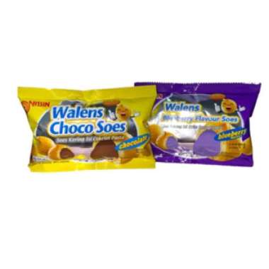 NISSIN WALENS 10x16gr SUS KERING ISI PASTA COKELAT/ BLUEBERRY BISCUIT SG CHOCO 10X16 GR