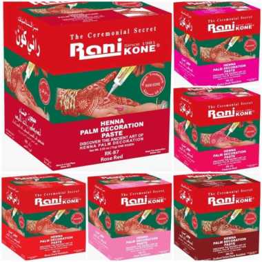 RANI KONE PALM / NAIL DECORATION PASTE / HENNA KUKU BPOM HALAL
