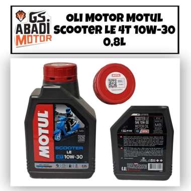 Oli Motor Motul Scooter LE 4T 10W-30 0,8L