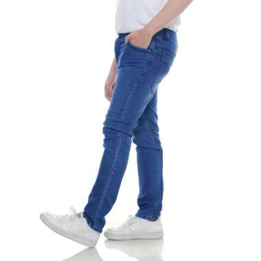 ZWECKOUT LABEL Jeans Denim Slim Fit - Celana Jeans Pria Blue Washed 32 BIOWASH