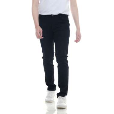 ZWECKOUT LABEL Jeans Denim Slim Fit - Celana Jeans Pria Blue Washed 30 HITAM
