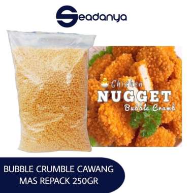 BUBBLE CRUMB CAWANG MAS repack 250gr - Tepung roti crumble 250gr - Tepung nugget - rice crispy bubbl