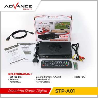 Advance Set Top Box Tv Digital set top box dvb t2 Garansi 1 Tahun STB+HDMI