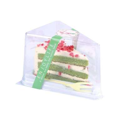 10pcs - korean dessert tray Segitiga tray mika mini segitiga tray tart slice segitiga