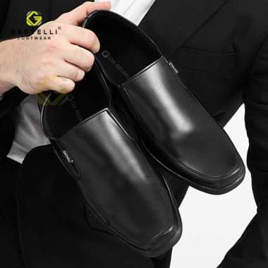 VERISH Original Shoes - Pantofel Hitam Pria Sepatu Pantofel Pria Sepatu Pantopel Pria Sepatu Kulit P