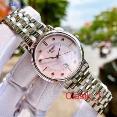 Original 100%!! Jam Tangan Wanita 30mm Tissot T122.210.11.159.00 CARSON LADY Swiss Made Garansi Resm