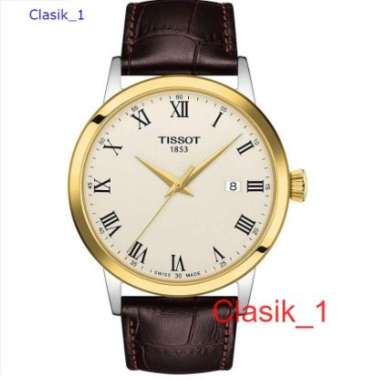 Original 100%!! Tissot T129.410.26.263.00 Classic Dream Jam Tangan Pria Analog Swiss Made Garansi Re