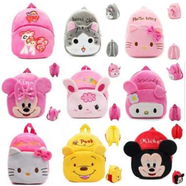 Tas ransel anak perempuan dan laki laki / Tas anak karakter Paud