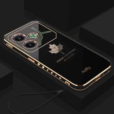 Softcase Tecno Pova 6 Silikon Camera Protect Tecno Pova 6 Biru