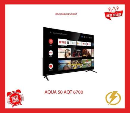 DIGITAL LED TV AQUA 50 INCH ANDROID USB HDMI - 50 AQT 6700