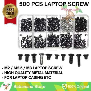 Baut Laptop 500Pcs Screw Kit Set Asus Acer Hp Dell Lenovo computer