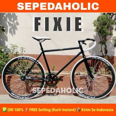 Sepeda Fixie Fullbike 700C Doltrap Hitam