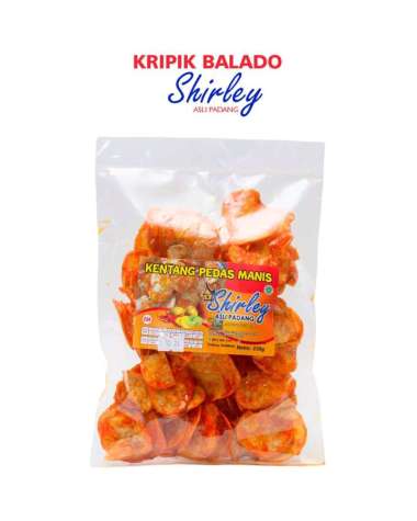Keripik Kentang Pedas Manis Shirley