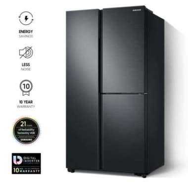 Kulkas Samsung Rs63R5561B4 Side By Side 3 Pintu Inverter 689L Multicolor