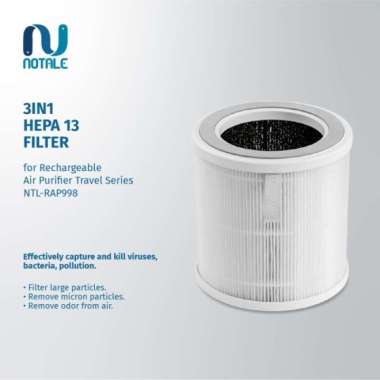 Filter Replacement For Notale Portable Air Purifier Hepa13 Multicolor