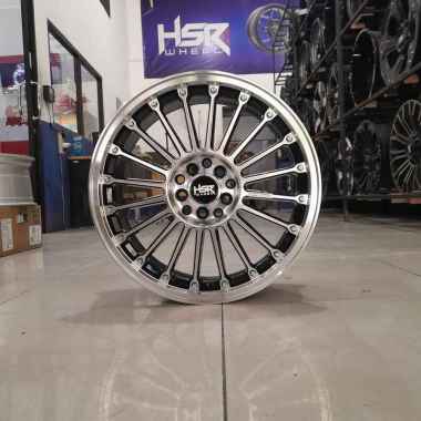 Velg HSR JJC jari jari Ring 17 two tone untuk Ertiga, Innova, Stargazer, Sienta, Camry, Civic - Pele