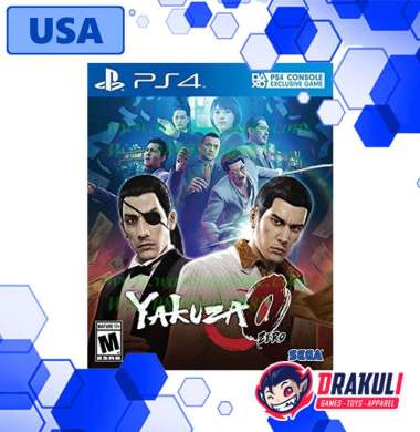 (USED/BEKAS) PS4 YAKUZA 0 (Reg 1/USA/English)