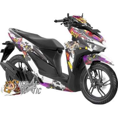 Decal Striping Sticker Full Body Vario 125 150 New / OLD Mickey Zombie 2 125/150 OLD Putih