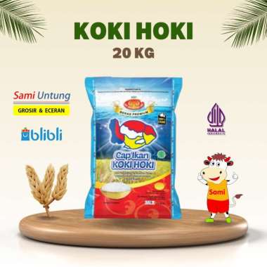 Beras Ikan Koki Hoki @20KG - Agen Beras Samiuntung