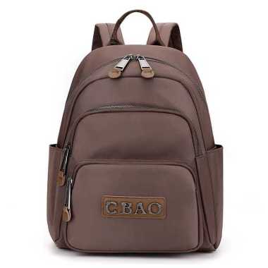 Tas Ransel Wanita Chibao CB 3098 Kombi Kulit Asli CB 3098 Kulit Cokelat