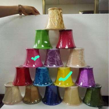 Lampu Hias / Cup Chandelier / Cup Lampu Colorfull Chandelier PO228 10 Bulb