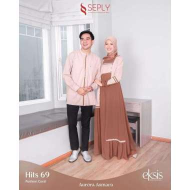 Sarimbit Seply 2024 Eksis Hits 69 Fashion Coral Meyra Meyra 253 Kaseo 225 GAMIS XL