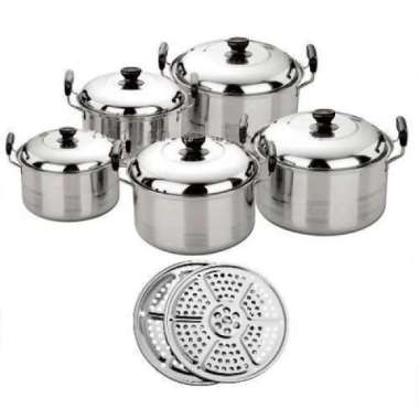 SGS PANCI STAINLESS 5SET+2 STEAMER