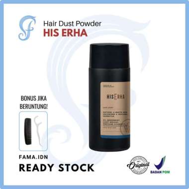 His Erha Hair Dust Powder Hair Styling Rambut Pria