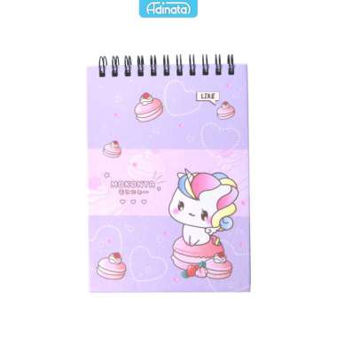 Mokonya A6 Memo Spiral Notebook 2450-4367 - Adinata / Buku Catatan / Memo