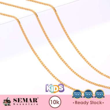 Kalung Emas Anak Santa Polos Gold 10K Semar Nusantara