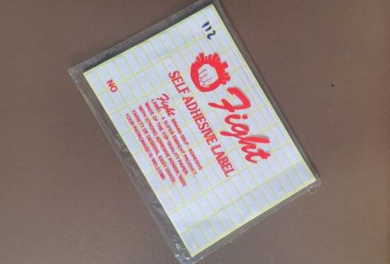 Label Fight No. 103 / Kertas Stiker Nama Undangan harga / Self Adhesive Label 103 sticker No. 112