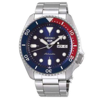 Original 100%!! SEIKO 5 Sports SRPD53K1 Jam Tangan Pria Automatic Dark Dial Blue Garansi Resmi