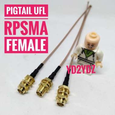 kabel pigtail ufl rpsma female low loss konektor rp-sma rp sma cable jumper sambungan u.fl ipx ipex