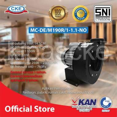 Kipas CKE Mini Centrifugal M190R/1-NO 220 VOLT Blower Fan Keong Hisap