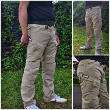 CELANA CARGO PANJANG/CELANA PRIA/CELANA PANJANG PRIA - CREAM PANJANG, 34 38 CREAM PANJANG