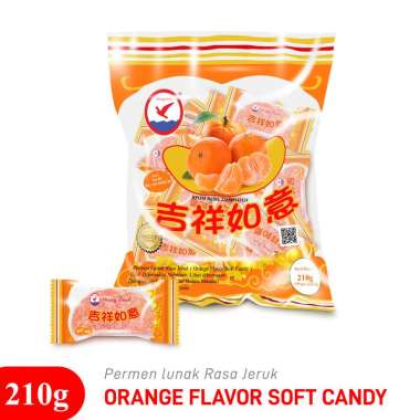 Herring Brand Permen Jeruk Soft Orange Candy 210g