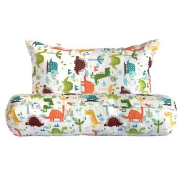 Restking Paket Bantal Guling Anak Motif MJ001 [2 pcs] putih dengan motif