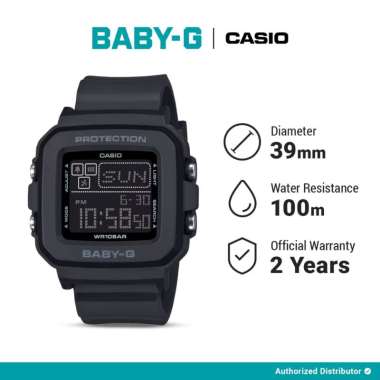 [READY INSTANT] Baby-G Jam Tangan Wanita BGD-10-1DR Digital Black Original